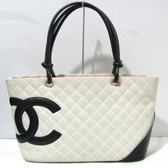 CHANEL シャネル カンボンライン コピー CH-BAG077 ラージ トートバッグ ホワイト 牛革